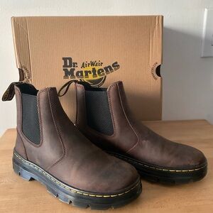 NIB Dr. Martens | Embury Crazy Horse Brown Leather Chelsea Boots | UK 6